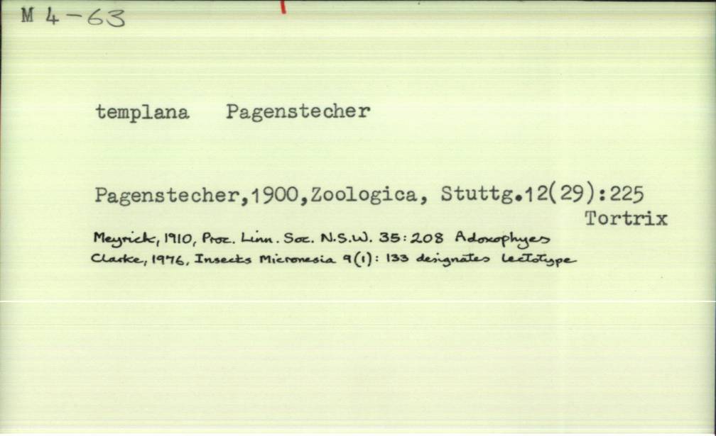 front of card